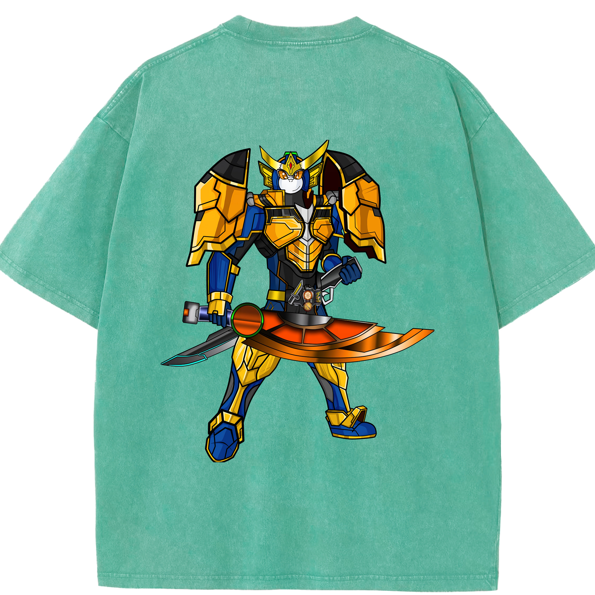 （画像用） Digimon デジタルモンスター/デジモン 綿100% ヴィンテージ風 半袖Tシャツ（背面プリント）